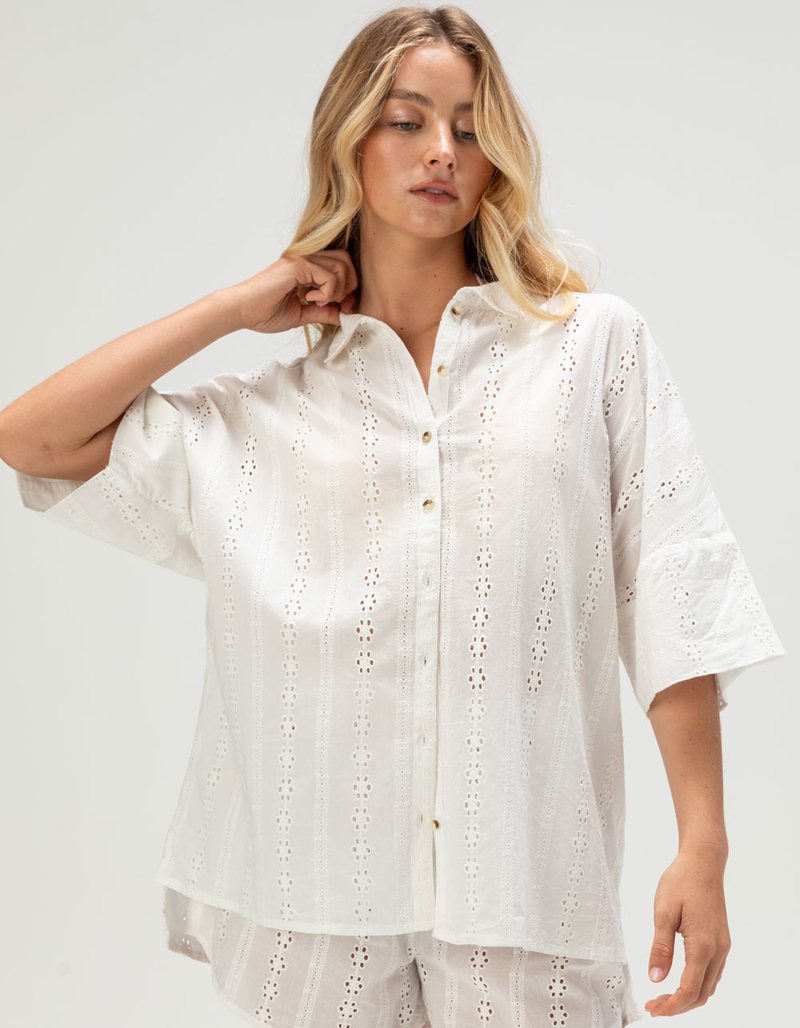 O'NEILL Olivia Womens Button up Cover Up Shirt image number 0