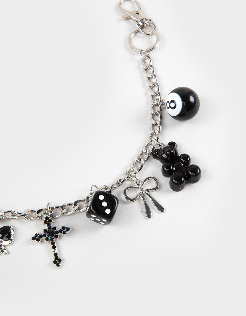 FULL TILT Multi Charm Punk Bag Chain image number 1