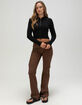 RSQ Womens Cable Zip-Up Sweater image number 2