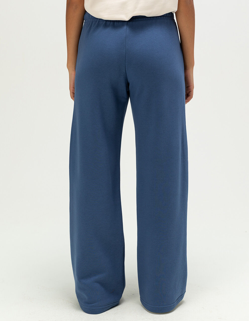 NIKE Sportswear Club Fleece Womens Wide Leg Pants - NAVY | Tillys