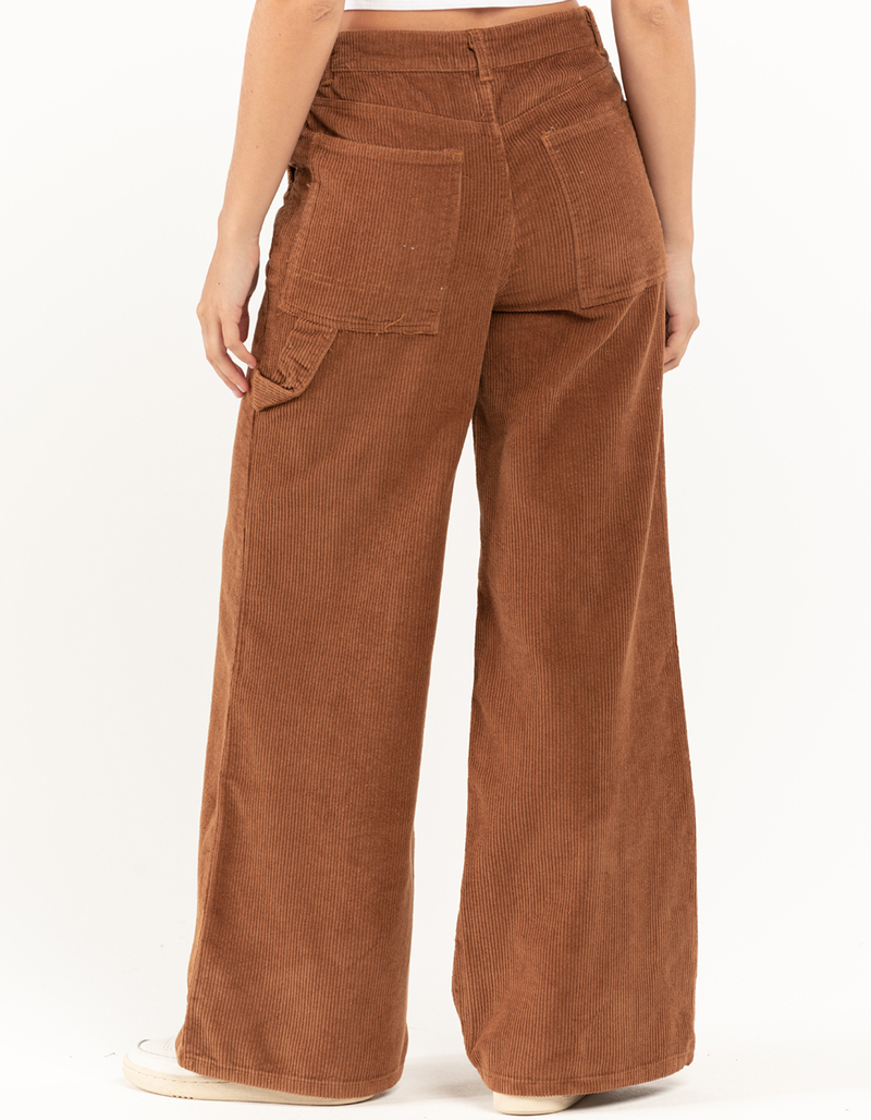 RSQ Wide Leg Womens Corduroy Carpenter Pants image number 3
