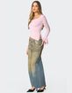 EDIKTED Rayna Cowl Neck Asymmetric Top image number 3