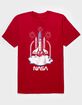 NASA Rocket Fireworks Unisex Tee image number 1