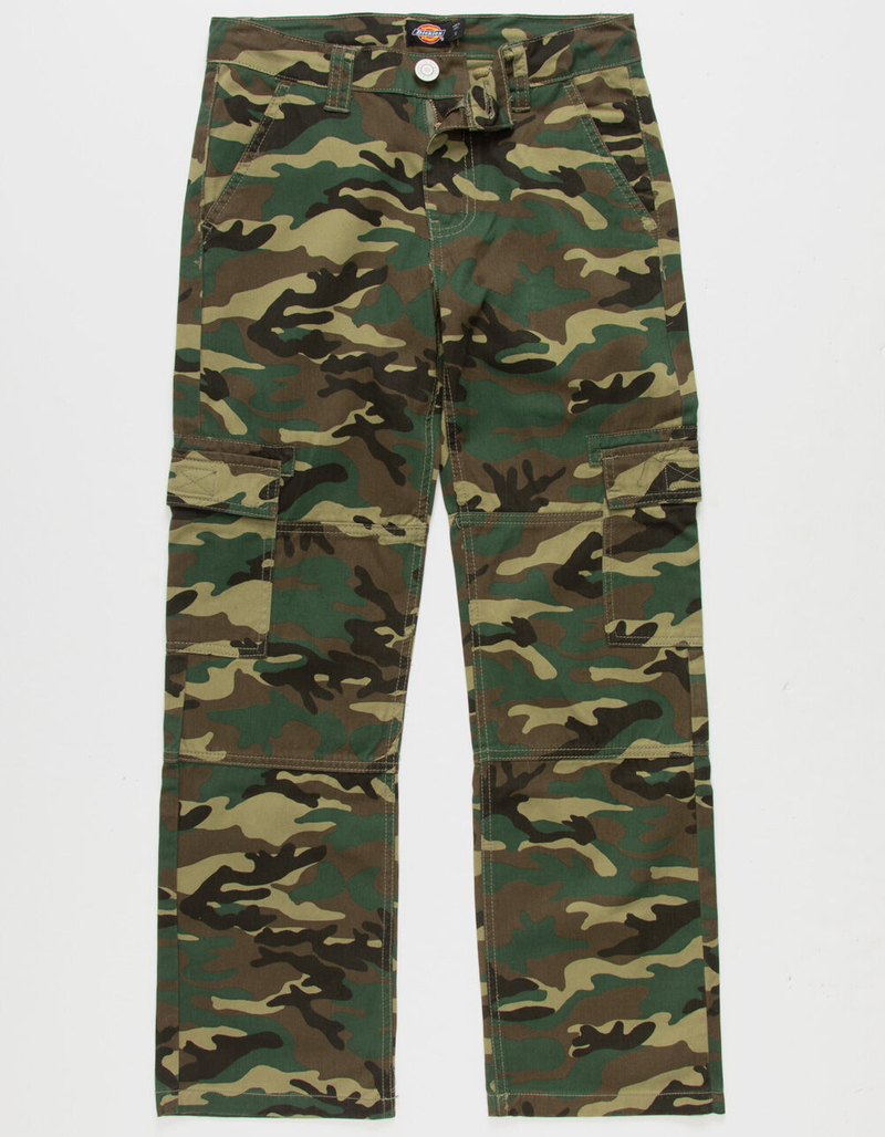 DICKIES Relaxed Camo Boys Cargo Pocket Pants image number 0