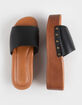BAMBOO Rez Womens Studded Flatform Slides image number 7
