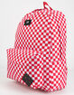 VANS Old Skool III Red Checkerboard Backpack image number 2