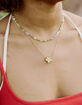 FULL TILT Beaded Floral Layered Necklace image number 3