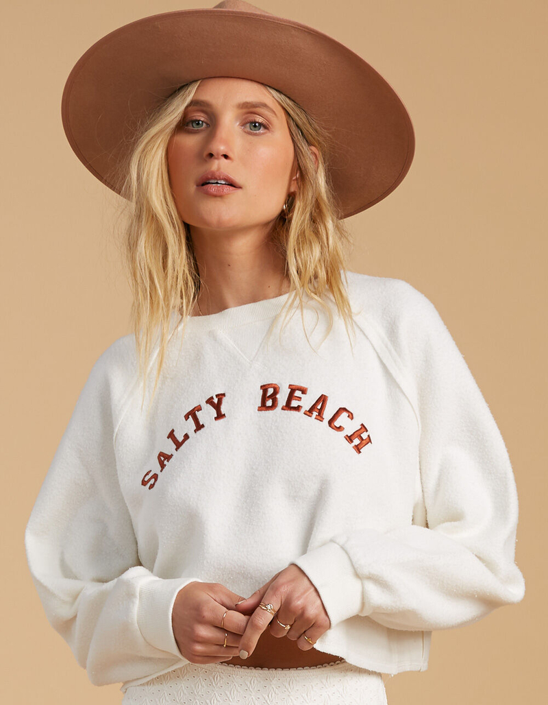 BILLABONG x The Salty Blonde Worn Right Womens Crew Sweatshirt image number 0