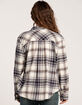 LOVE TREE Plaid Womens Boyfriend Flannel image number 3