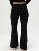 JUICY COUTURE Sweater Bling Womens Fold Over Waistband Flare Pants image number 5