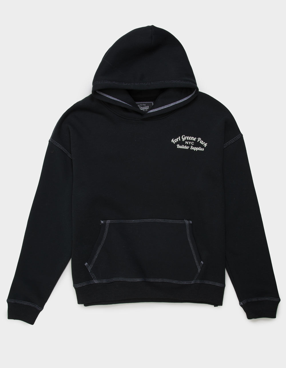 BROOKLYN CLOTH Greene Park Rose Mens Hoodie - BLACK - S | Tillys