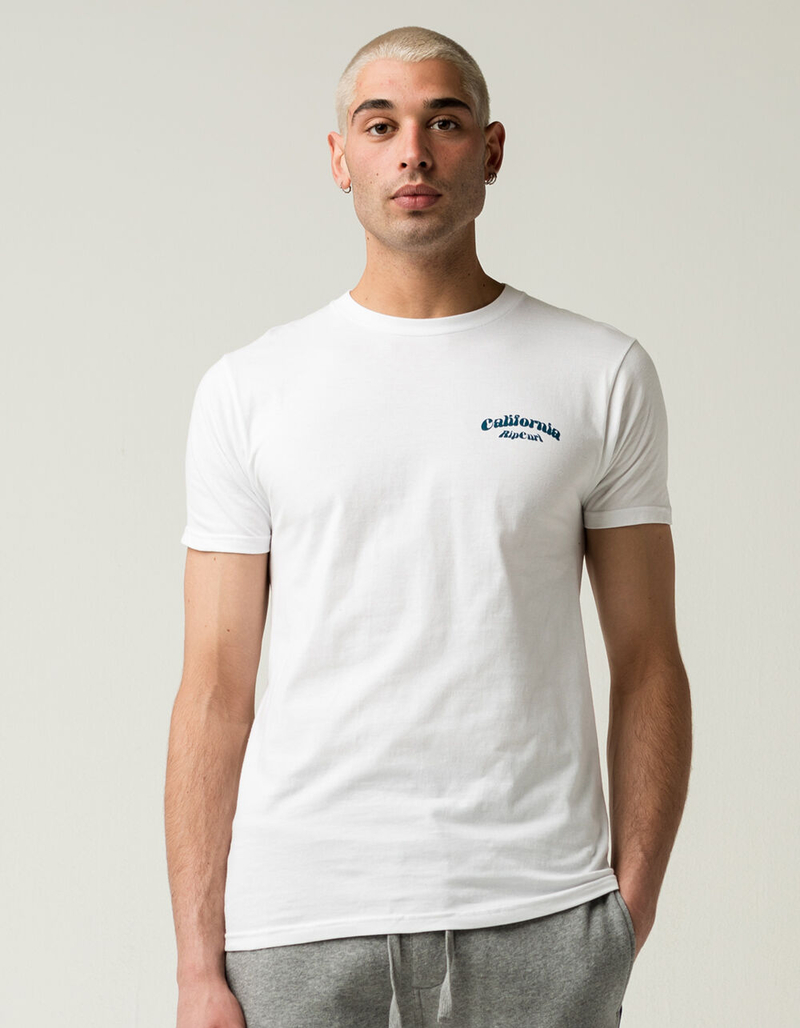 RIP CURL California Cosmic Barrel Mens T-Shirt image number 2