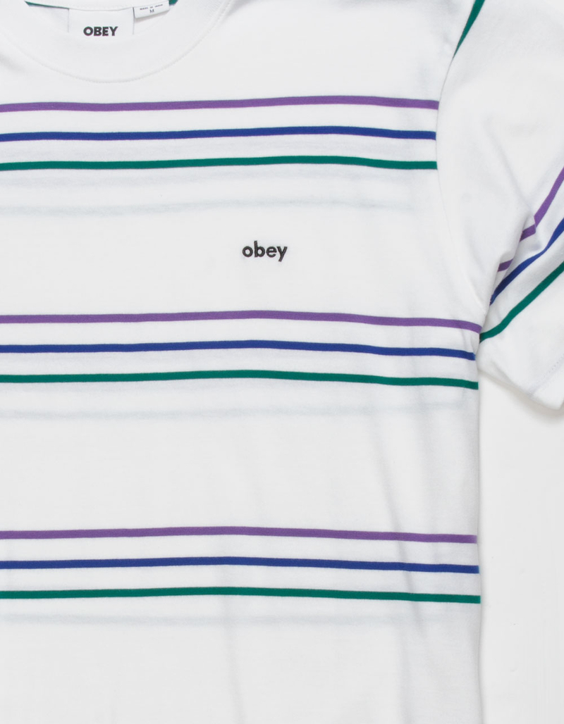 OBEY Montrose Stripe Mens Tee image number 1