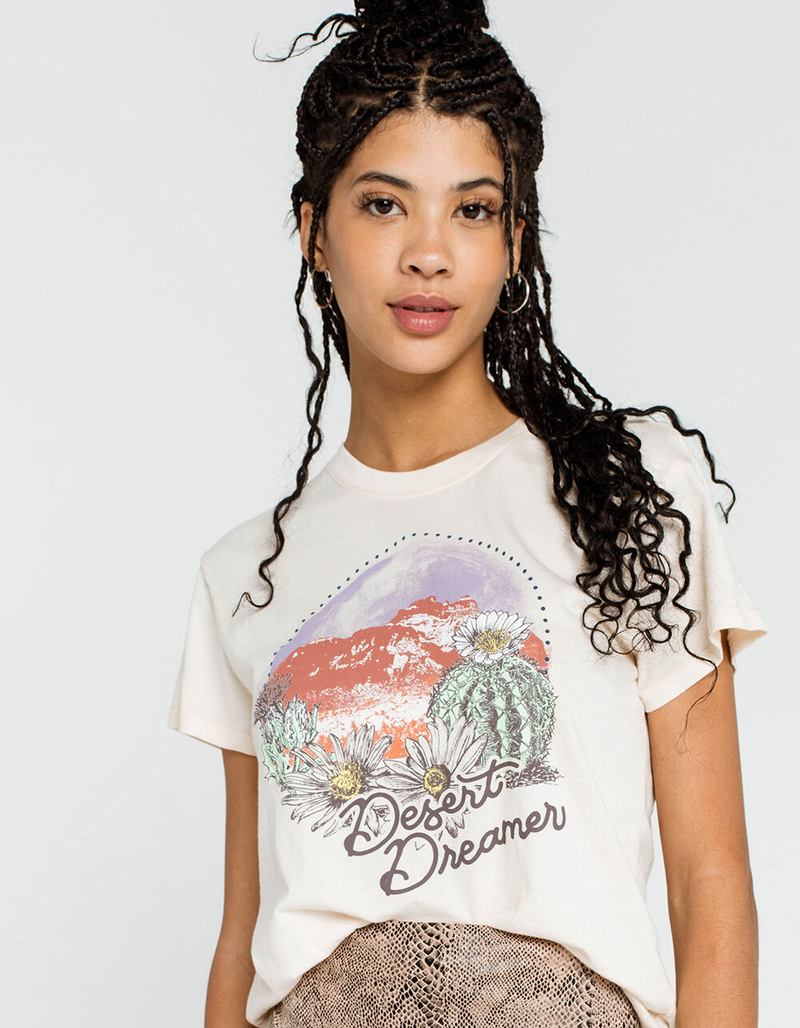 WEST OF MELROSE Desert Dreamer Womens Baby Tee image number 0