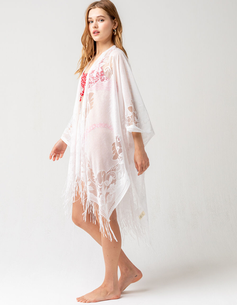 DO EVERYTHING IN LOVE Lace Womens Kimono image number 2