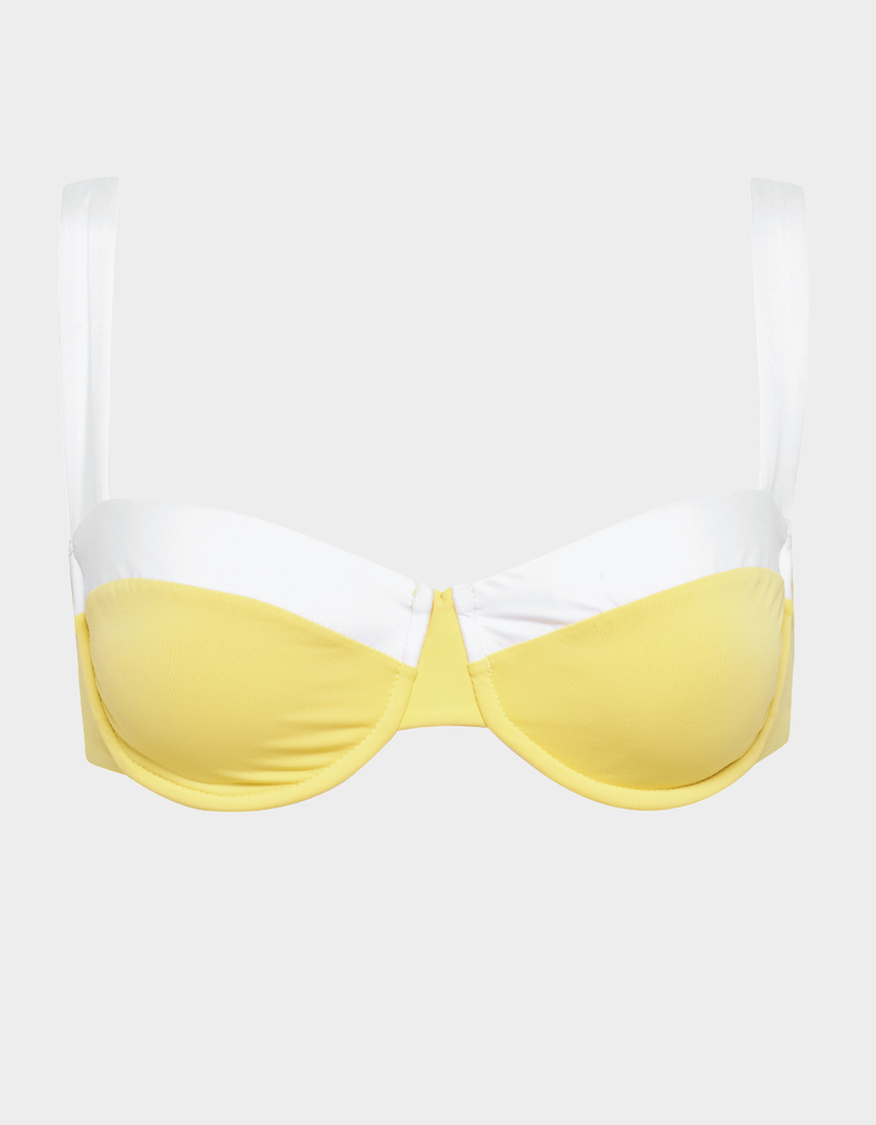 VYB SWIM Blocked Limoncello Luca Underwire Bikini Top image number 0