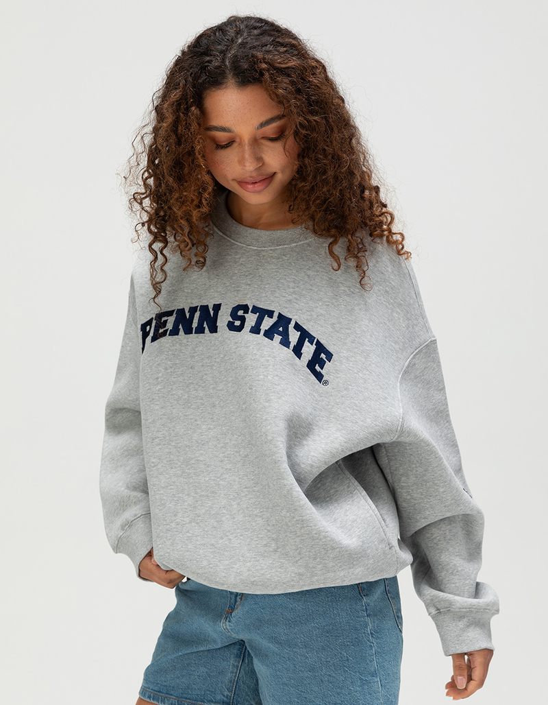 HYPE AND VICE Penn State University Womens Crewneck Sweatshirt image number 1