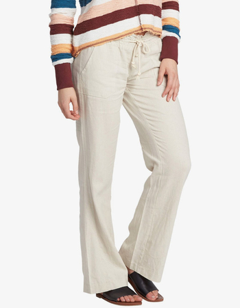 ROXY Oceanside Womens Pull-On Flared Pants Alternative Image