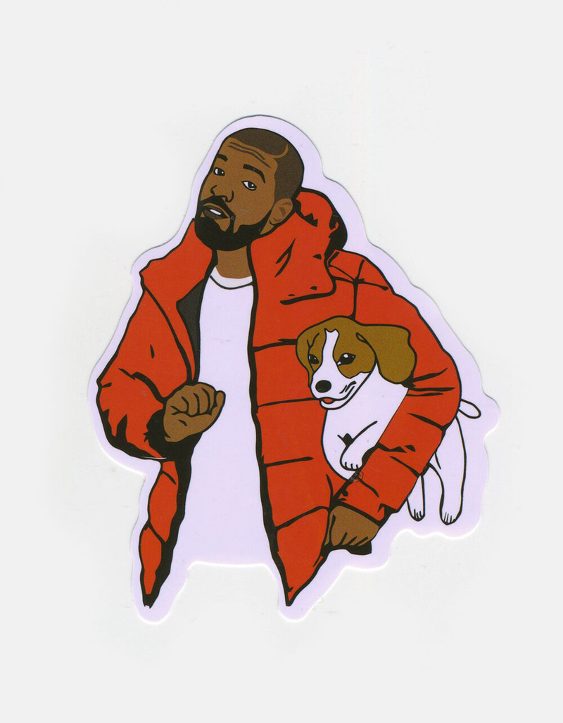 Rapper With Puppy Sticker image number 0