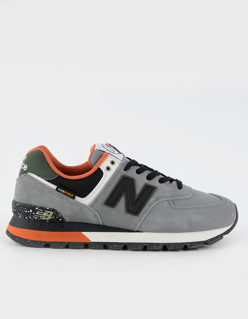NEW BALANCE 574 Rugged Mens Shoes - GRAY COMBO | Tillys