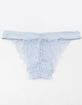FULL TILT Essential Lace Light Blue Bikini Panties image number 1
