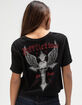 AFFLICTION Live Womens Crop Tee image number 1