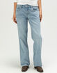 RSQ Womens Low Rise Loose Straight Jeans image number 2