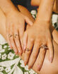 FULL TILT 5 Piece Starfish Ring Set image number 2