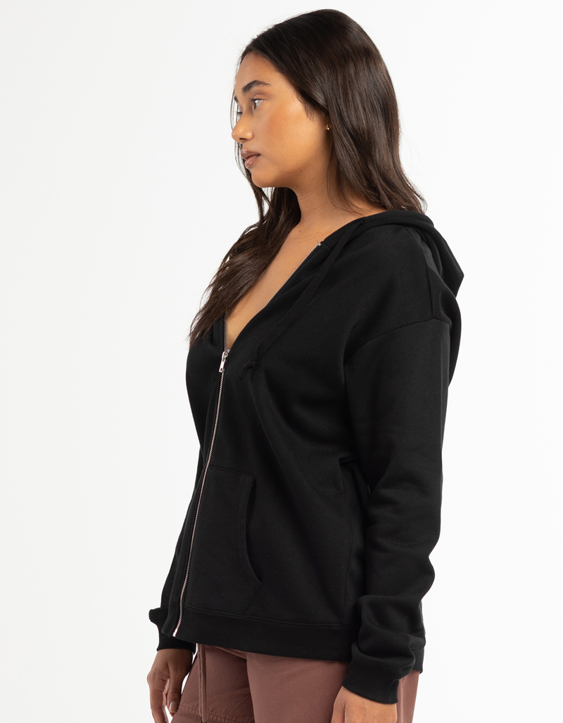 ***INACTIVE***FULL TILT Womens Oversized Zip-Up Hoodie image number 5