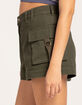RSQ Womens Mid Length Cargo Shorts image number 3