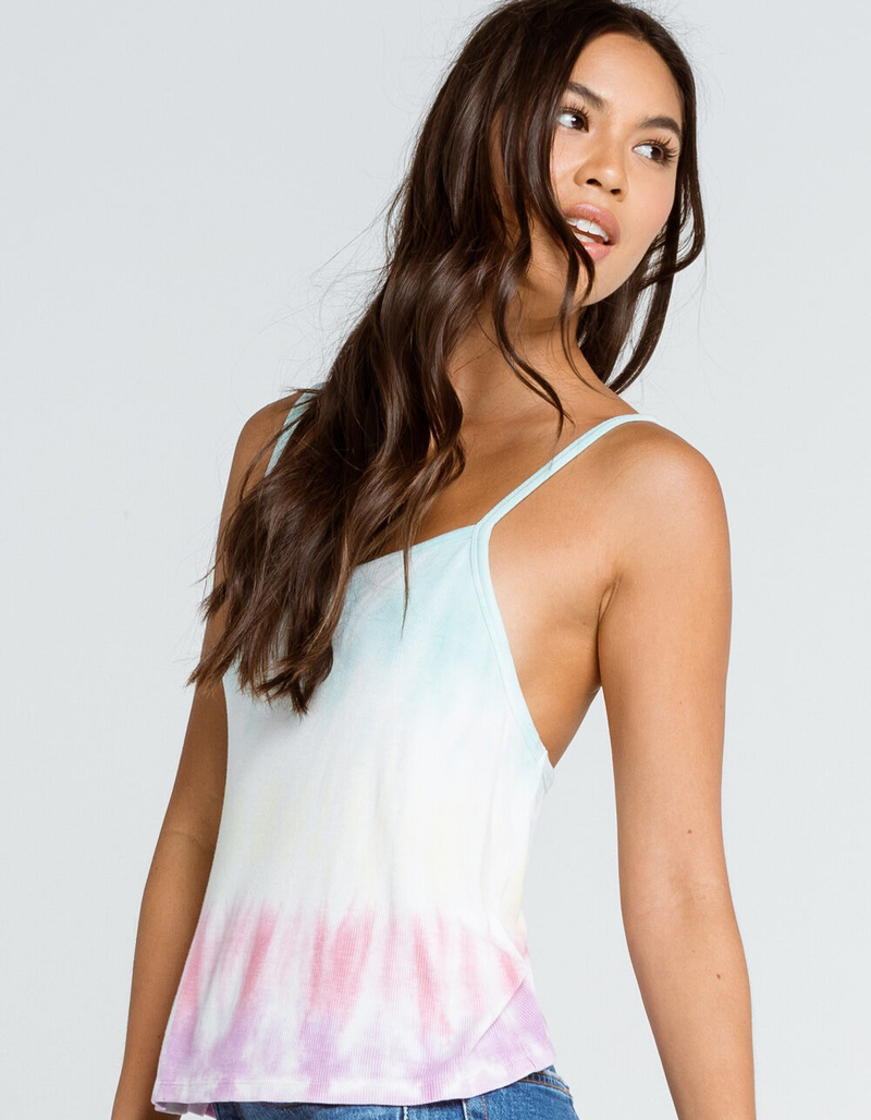 VOLCOM Sure Burt Tie Dye Womens Tank image number 1
