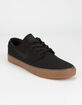 NIKE SB Zoom Stefan Janoski Canvas RM Black & Black-Gum Light Shoes image number 2