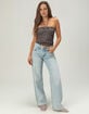 LEVI'S Superlow Loose Womens Jeans - Abraided Art image number 5