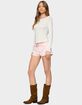 EDIKTED Vicco Belt Detail Shorts image number 4
