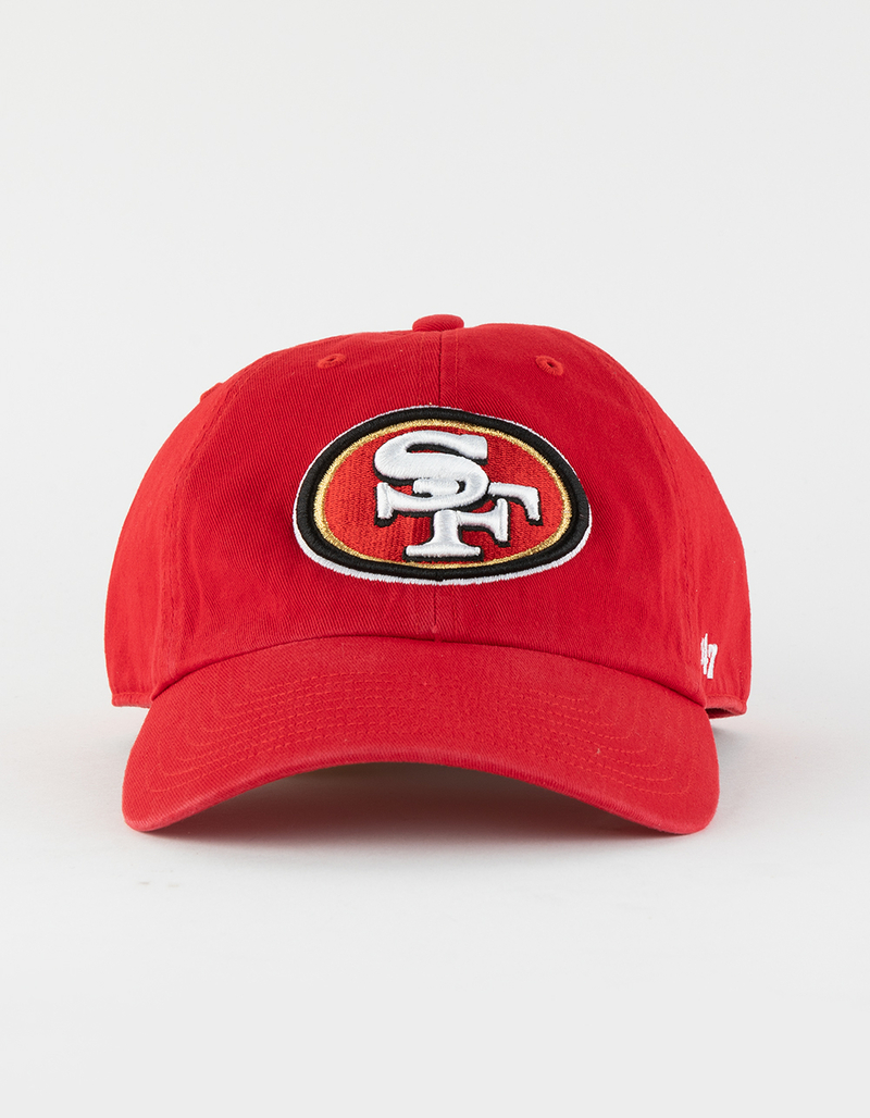 47 BRAND San Francisco 49ers '47 Clean Up Strapback Hat image number 1