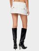 EDIKTED Petite Mckinley Denim Mini Skirt image number 3