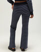TILLYS Womens Stripe Bootcut Sweatpants image number 4
