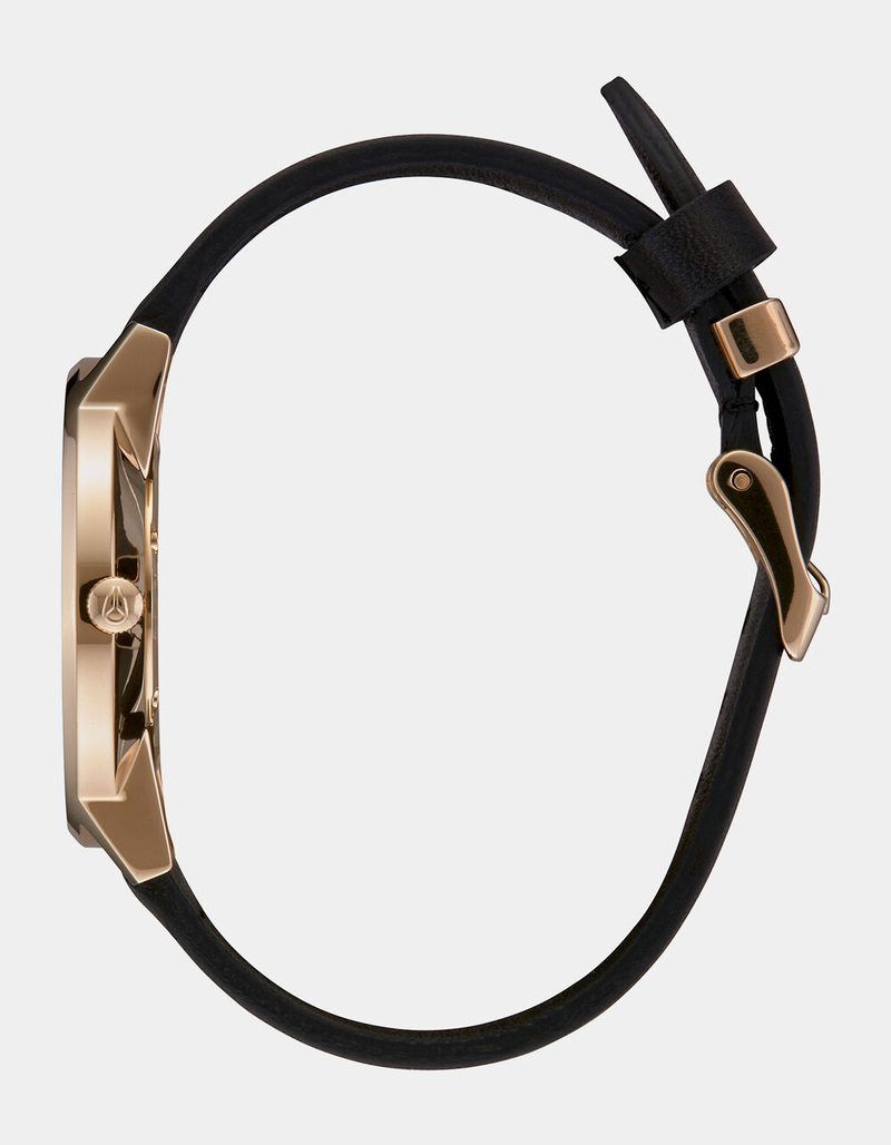 NIXON Porter Leather Gold & Bar Watch image number 1