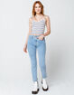 SKY AND SPARROW Stripe Womens Oatmeal Cami image number 4