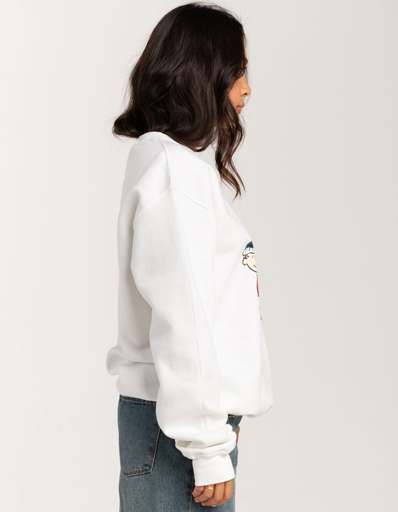 RSQ x Peanuts Holiday Womens Christmas Crewneck Sweatshirt image number 2