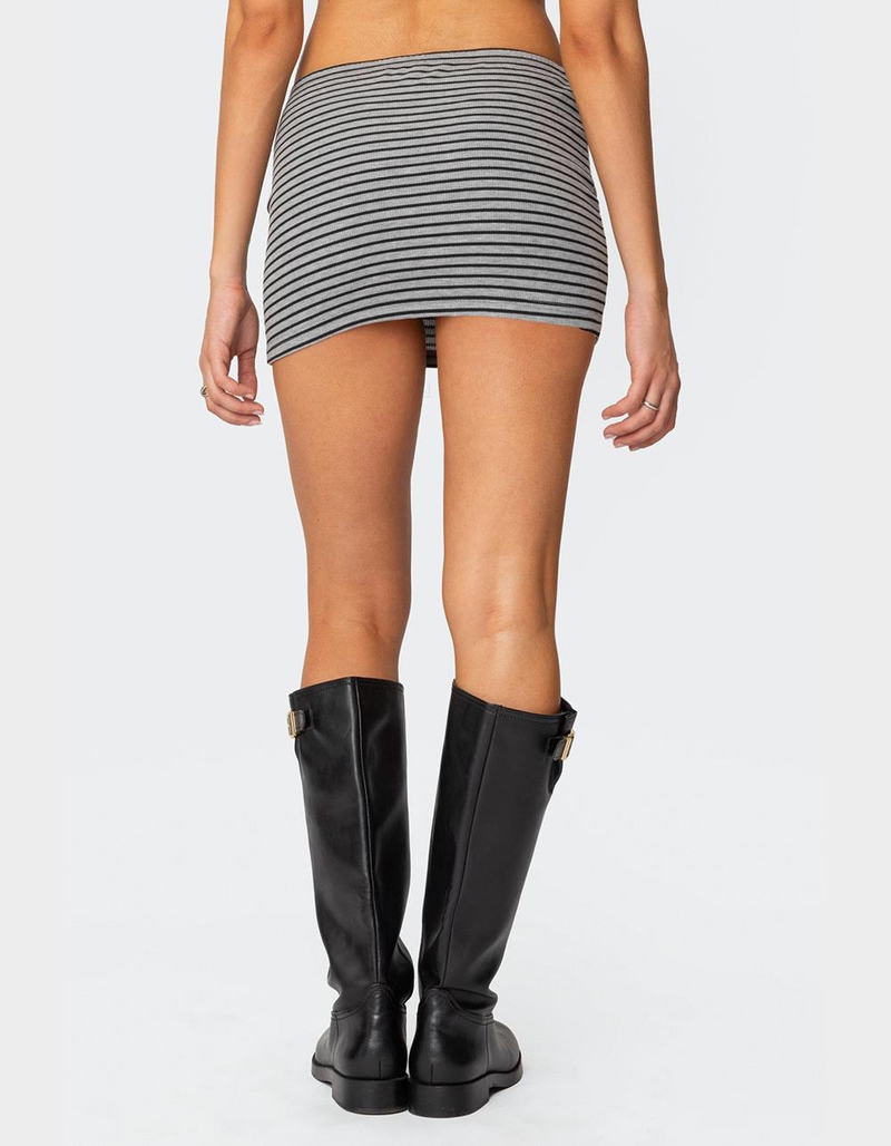 EDIKTED Leana Striped Mini Skirt image number 3