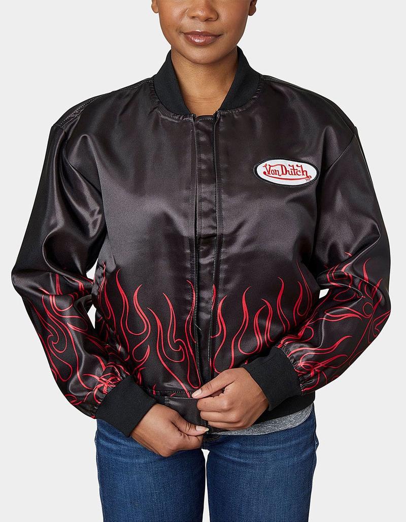 VON DUTCH Flight Satin Twill Womens Jacket image number 2