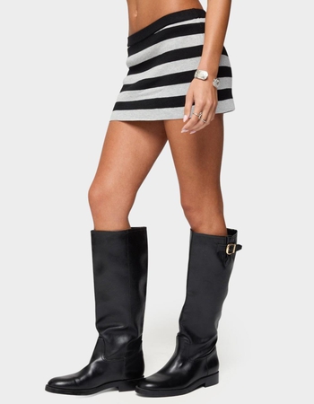 EDIKTED Kezia Striped Knit Mini Skort Alternative Image