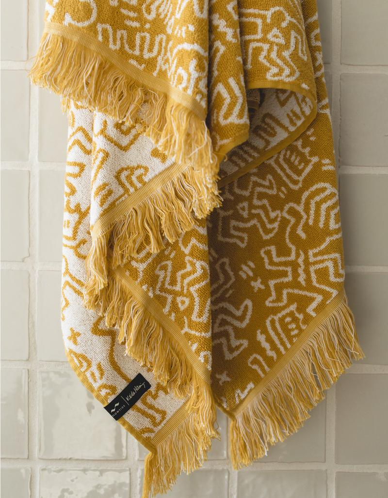 SLOWTIDE Keith Haring Breakers Bath Towel image number 3