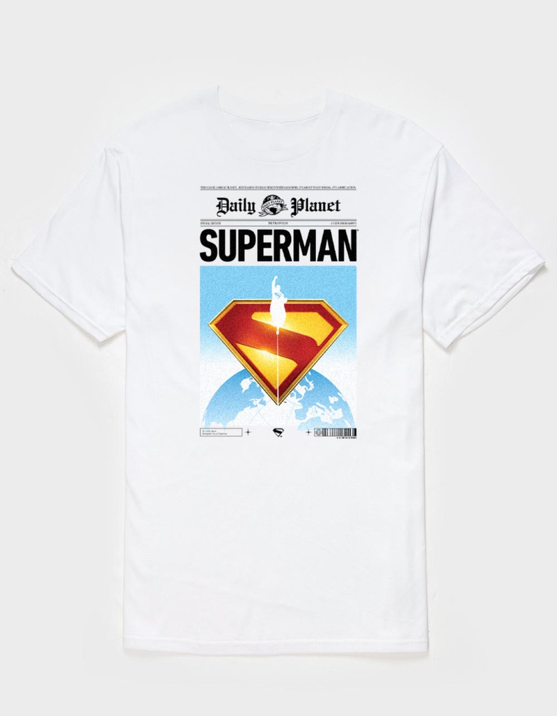 SUPERMAN Daily Planet Page Unisex Tee image number 0