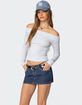 EDIKTED Claudie Fold Over Top image number 3