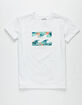 BILLABONG Team Wave Little Boys White T-Shirt (4-7) image number 1