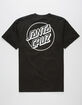 SANTA CRUZ Opus Dot Black Mens T-Shirt image number 1