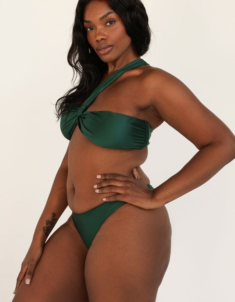 DIPPIN' DAISY'S Frankie Asymmetrical Bandeau Bikini Top image number 5