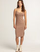 RSQ Womens Knit Bodycon Midi Dress image number 1